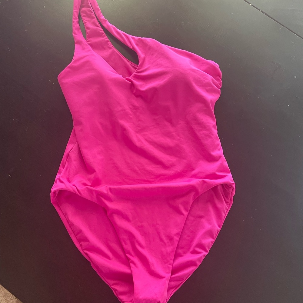 One piece hot pink Victoria’s Secret swimsuit!